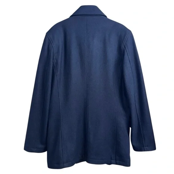 Kenneth Cole Reaction (EUC) Men’s Wool Blend Coat Size Large - Picture 2 of 8